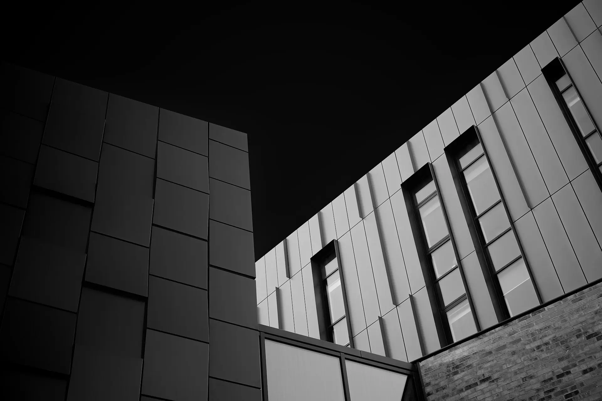 Geometric architectural composition